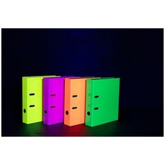 Herma HERMA  Ordner sortiert A4 Karton Neon 10Stk