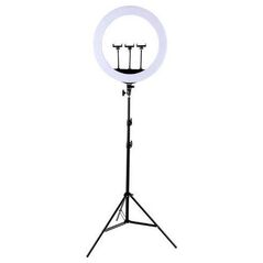 Naświetlacz Extra Digital LED žiedinė lempa 45cm, su trikoju stovu iki 2.1m
