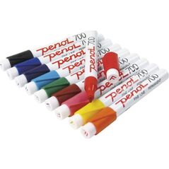 Penol Marker Penol 700 assorteret 1,5mm rund spids 10stk/sæt - (10 stk.)