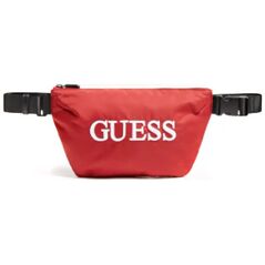 Guess, Quatro, Textile Fanny Pack, Red, 19/28.5 x 17 x 4 cm, For Men For Men