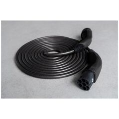 Samozwijający się kabel do ładowania Typu 2, do 22 kW, 3 m, czarny - Długość kabla 3 m