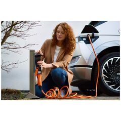 Samozwijający się kabel do ładowania Typu 2, do 22 kW, 3 m, pomarańczowy - Długość kabla 3 m