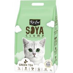 Żwirek dla kota Kit Cat Kit Cat Żwirek Dla Kota Sojowy ECO Zielona Herbata 7L