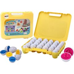 LeanToys Edukacyjna Układanka Jajka W Walizce Nauka Liczb Kolorów
