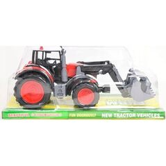 Tupiko Traktor czerwony z łyżką 666-216B 14381