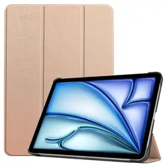 Bizon Case Tab Croc Apple iPad Air 13" M2 2024 rose gold
