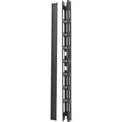 Digitus Organizator kablowy pionowy (dukt) 42U 1865x93x82mm, szary, kpl 2szt.