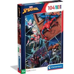 CLE puzzle 104 SuperKolor Spider-Man 25043