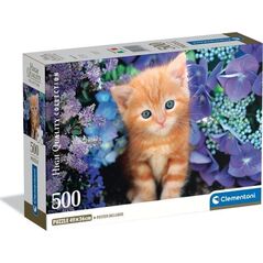 CLE puzzle 500 Compact Gattino rosso 35585