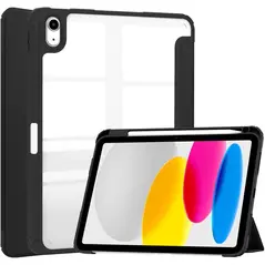 Bizon Case Tab Clear Matt Apple iPad 10 10.9 2022 black