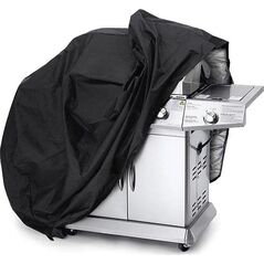 Hurtel Wodoodporny pokrowiec na grilla plandeka osłona XXL 190 cm x 71 cm x 117 cm czarny