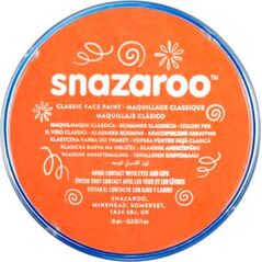 Akson Snazaroo 18 ml farba do twarzy i ciała pomarańczowa Orange uniw