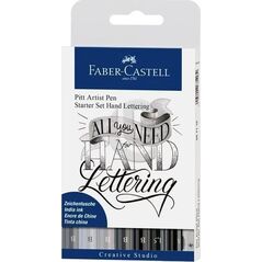 Artequipment FABER-CASTELL Pitt Hand Lettering z akcesoriami uniw