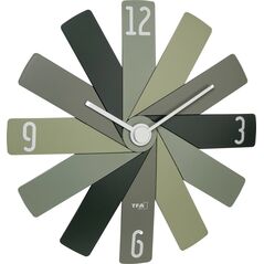 TFA TFA Clock in the box  grün Wanduhr