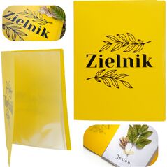 Biurfol Zielnik klaser album PP na liście 20 koszulek żółty BIURFOL