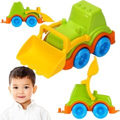 Technok Ciągnik Mini Traktor Ruchome Koła Łyżka Pojazd Rolniczy Do Piaskownicy