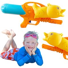 PISTOLET NA WODĘ KACZKA KARABIN BROŃ ZABAWKA WODNA ZESTAW DLA DZIECI