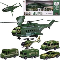 HELIKOPTER Z POJAZDAMI WOJSKOWYMI ZESTAW