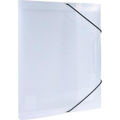Teczka z gumką A4 PP pudło przezroczysta 2cm