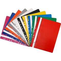 Skoroszyt twardy zawieszany PVC mix (10szt)