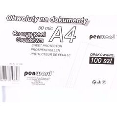 Obwoluta A4 50 mic groszkowa 100szt