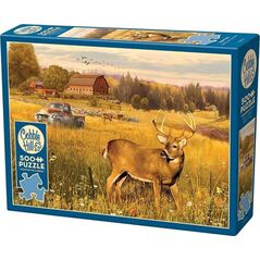 Puzzle 500 Jeleń na polu G3