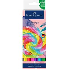 Pisak akwarelowy Goldfaber Aqua candy shop 6szt