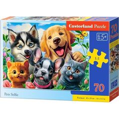 Puzzle 70 Pets Selfie CASTOR