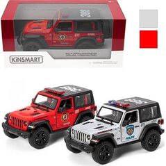Jeep wrangler policja straż 1:34
