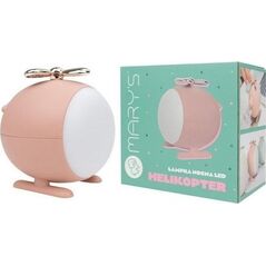 Lampka nocna LED helikopter różowy