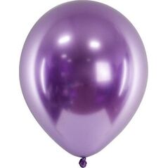 Balony Glossy fiolet 12cm 50szt