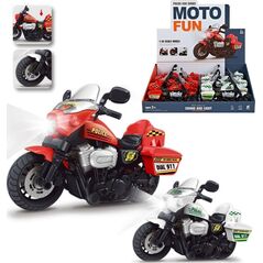Motocykl policja światło i dźwięk MIX