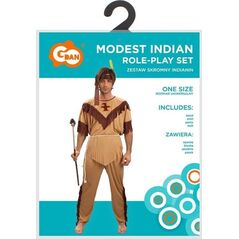 Strój dla dorosłych Skromny Indianin rozm.uniw.
