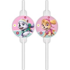 Rurki papierowe z medalionem Paw Patrol 4szt
