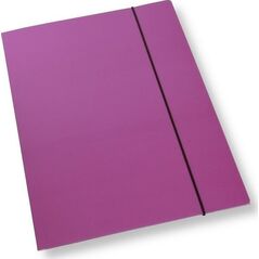 Teczka A4 z gumką lakier fioletowa 350gsm (10szt)