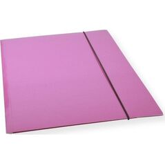 Teczka A4 z gumką lakier fioletowa 300gsm (10szt)