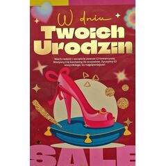 Karnet Urodziny dziewczęce
