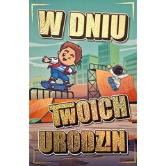 Karnet Urodziny chłopaka