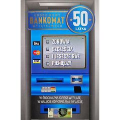 Karnet Urodziny 50 męskie