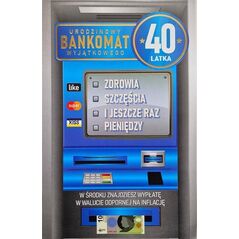 Karnet Urodziny 40 męskie