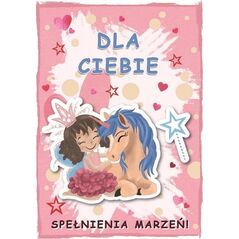 Karnet urodziny dziewczynka