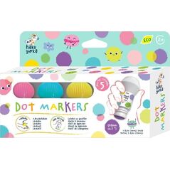 Markery Dot pastel 5 kolorów