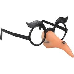 Okulary czarownicy z nosem