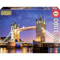 Puzzle 1000 Tower Bridge, Londyn, Anglia (fluo...