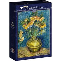 Puzzle 1000 Kwiaty w miedzianym wazonie, Vincent