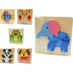 Układanka puzzle zwierzęta MIX