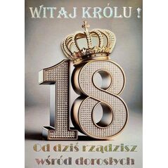 Karnet Urodziny 18 3K