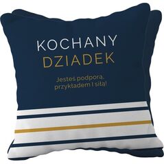 Poduszka prezentowa z napisem Kochany Dziadek