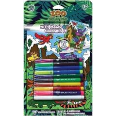 Książeczka z magicznymi mazakami Safari