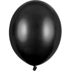 Balony Strong Metallic Black 30cm 50szt